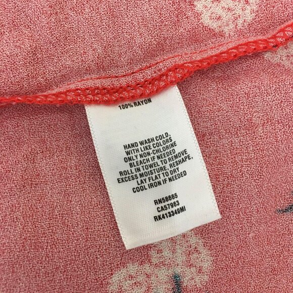 Abound red floral print dress size XS - Picture 9 of 9